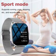 Smart Watch, Wireless Talk/Receive And Multiple Sports Modes, Sedentary Alert Weather Forecast Message Notifications, Borderless Slim Design, Suitable For Android And For IOS, Beautiful Gifts For Men And Women - 查看 6