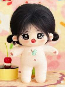 1个20厘米可爱毛绒棉质偶像娃娃，星空星座造型，女孩儿童礼物，可穿戴服装 - 彩色 - 查看 10