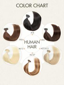 Tóc nối nano hạt 12-22 inch, kẹp tóc nano vô hình giúp tăng chiều dài hoặc độ dày, phù hợp cho nhiều dịp khác nhau. - Nhiều màu - Xem 7