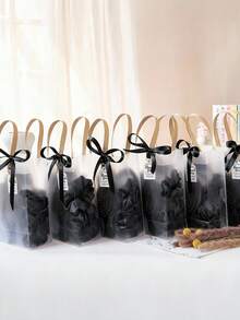 74 Pcs Wedding & Party Favor Supplies | Bridal Shower Gift Set | Includes Headbands,,Puff | Multi-Color - J - 查看 2
