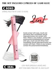 144PCS High Capacity, Volume, Dense, Soft, Natural, Lightweight False Eyelashes With Eyelash Extension, Glue, Sealing, Eyelash Tweezers, False Eyelash Kit, Eyelash Bundles With Mixed Lengths 8-16, Volume C, Easy To Wear, Enlarges The Eyes, Lifts The Eyelash Tail, Essential False Eyelashes For Makeup - Black - View 2