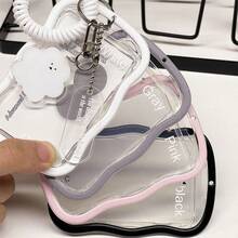 3英寸云朵造型照片卡套 - 透明保护套，带挂件钥匙扣 - 卡套+彈簧+掛飾 - 查看 6