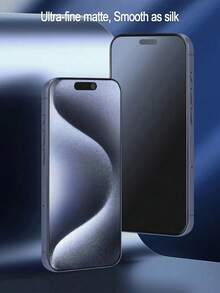 ZYSHI 3-Pack Frosted Privacy Tempered Glass Screen Protector - Anti-Peeping, Anti-Glare, Anti-Fingerprint. Easy Bubble-Free Installation. Compatible With IPhone 17 Pro Max/Pro/Air/17, 16 Pro Max/Pro/16, 15, 14 Plus, 13/13 Mini, 12, 11. - 3pcs Matte Privacy - View 5