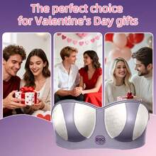 Masajeador eléctrico inteligente de temperatura constante y vibración para masaje de senos, recargable y multifuncional - para uso doméstico, sujetador deportivo. - Multicolor - Ver 5