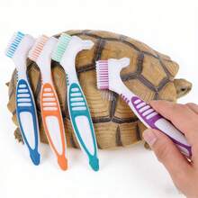 Turtle Shell Cleaning Brush, Mini Double-Sided Cleaning Brush To Remove Dirt And Debris, Promote Animal Shell Health - Cleaning Brush - Random Color - View 3