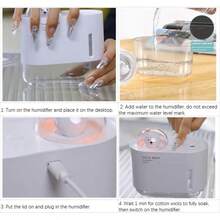 Nuevo humidificador doméstico mini, humidificador de escritorio USB con forma de oso, humidificador de aire para dormitorio, difusor de aromas, humidificador de aceites esenciales - Multicolor - Ver 13