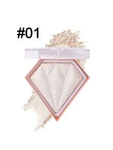 HANDAIYAN 钻石高光粉，自然持久提亮，高显色度面部轮廓高光，适合万圣节、圣诞节、日常妆容、校园派对、冬季必备 - 彩色 - 查看 15