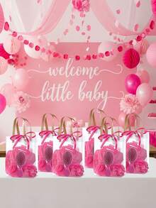 74 Pcs Wedding & Party Favor Supplies | Bridal Shower Gift Set | Includes Headbands, Puff | Multi-Color - K - View 3