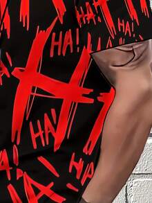 Men's Short Sleeved Suit, Dark Background, Men's Comfortable And Breathable Sportswear, Fashionable Summer New Product, Perfect Gift - 彩色 - 查看 5