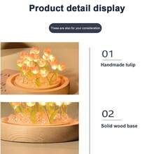 DIY Artificial Flower Bouquet Material Kit, 15 Red Flowers, Handmade Craft Set For Gift, Home Decoration, Wedding, Party, DIY Art Project For Adults & Kids - DIY Flower Bouquet Kit - 15 Red Blooms - 查看 3