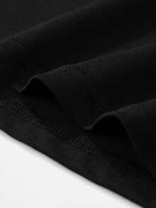 GRDR Men's Casual Solid Color Hooded Vest, Suitable For Outdoor Fitness & Running, Summer - Black - View 9