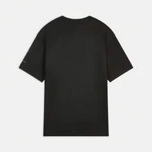 Unisex PUMA X MONSTER HUNTER Short Sleeve T-Shirt, Knitted Collarless Tee 63648601 - Black - View 2