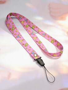 Floral Phone Lanyard Necklace Strap, Breathable Wide Band, Women Phone Case Charm, Universal Pendant Keychain Lanyard - Multicolor - View 19