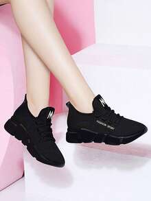 Women Sports Shoes - Black - View 2