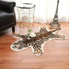 Tiger Print Rug, Faux Fur Cowhide Skin Rug Animal Printed Area Rug Carpet For Decorating  Room, Under Coffee Table, Cowboy-Themed Nursery, Jungle Themed Room, Playroom - TigerPrint-31.5X41.5in - View 7