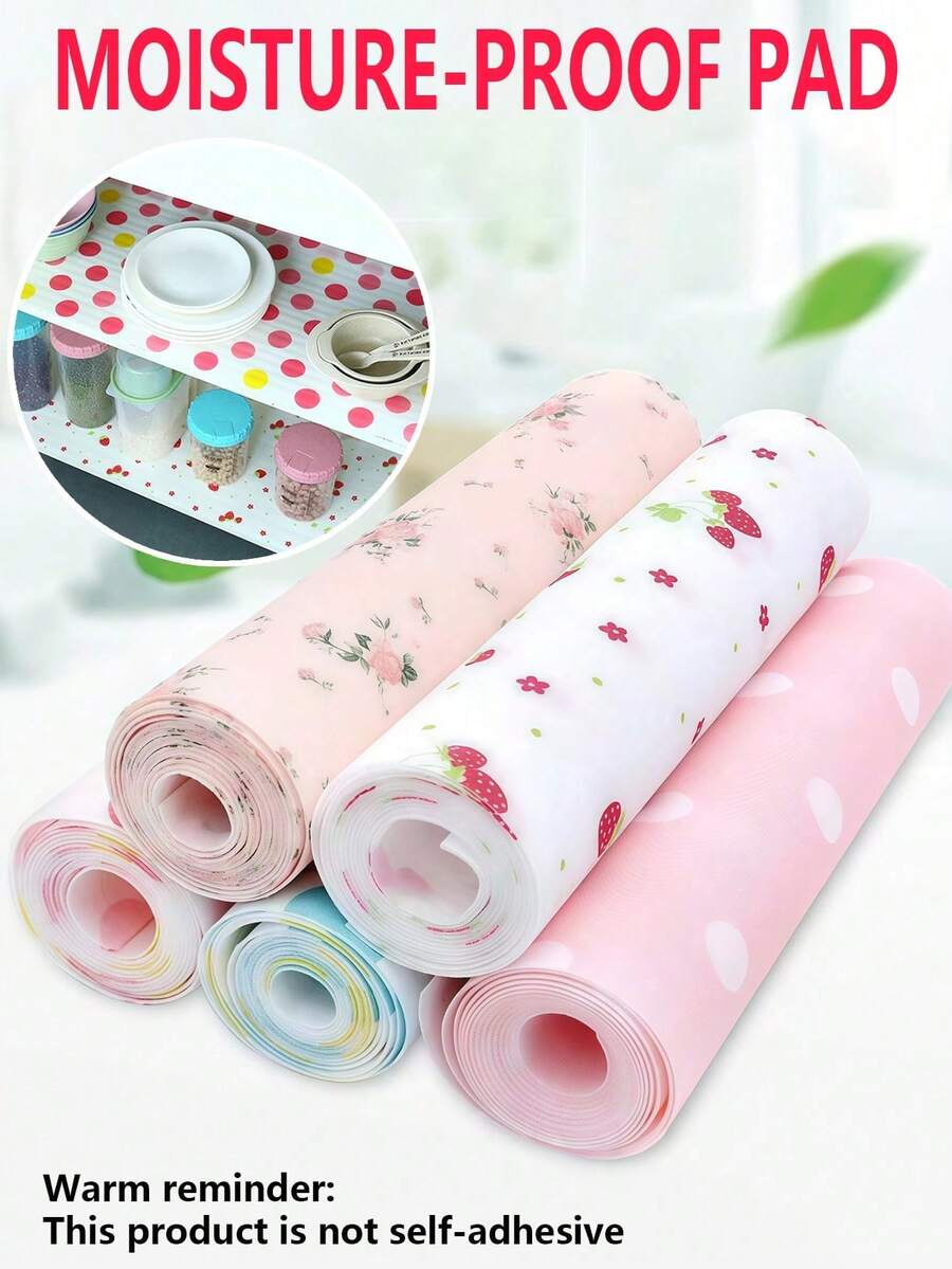 1卷厨房防潮橱柜垫，EVA防水防油橱柜垫，餐桌橱柜防潮垫，抽屉垫，易于清洁，防滑抽屉垫纸，厨房用品 - 防潮墊 - 查看 1