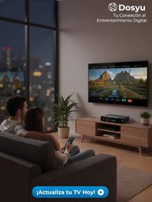 DOSYU Decodificador Convertidor Digital Televisión Full Hd 1080p  Pantalla Digital Smart TV Señal Clara - Negro - Ver 4