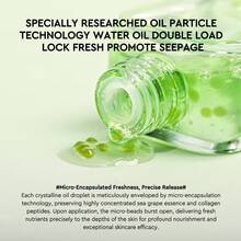 CubeSecret Sea Grapes & Collagen Peptides Double Essence Oil1.0 30ml - Original Formulation Face Serum With Vitamin C, Vitamin E & Niacinamide For Intense Deep Sea Hydration, Skin Nourishing & Firming, Brightening & Anti-Aging, Micro-Encapsulated Oil Particle Technology For Precise Nutrient Release, Hydrolyzed Collagen & Sodium Hyaluronate To Minimize Wrinkles & Fine Lines, Lightweight Dry Oil Moisturizer For All Skin Types, Paraben-Free & Science-Backed Skincare, Improves Skin Elasticity, Radiance And Contour, Controls Oil & Refines Texture, Use Daily After Cleansing For Plump & Smooth Skin. - Nho biển 1.0 - Xem 6