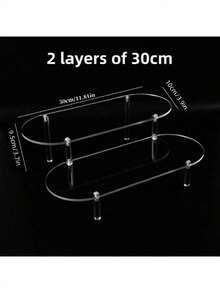 Acrylic Dessert Display Stand, Cake Cup Rack, Snack Rack, Buffet Dessert Table, Birthday Party, Wedding Tabletop Display Stand, Wedding Decor, Wedding Party Supplies, Wedding Decorations, Wedding Accessories, Wedding Cake Stand - Clear - View 9