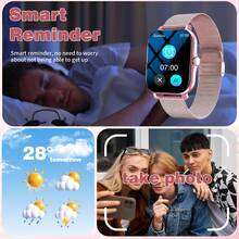 Smart Watch, Wireless Talk/Receive And Multiple Sports Modes, Sedentary Alert Weather Forecast Message Notifications, Borderless Slim Design, Suitable For Android And For IOS, Beautiful Gifts For Men And Women - 查看 10