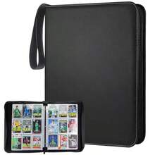 For Trading Cards Album Folder 1080 Pockets Card Binder Holder Gifts - Black - View 12