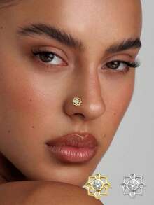 女士精致面部饰品 - 單隻 - 查看 1