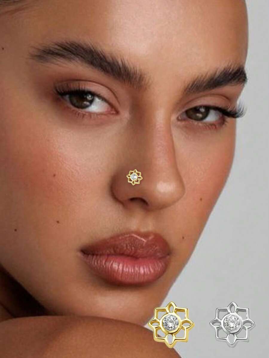 女士精致面部饰品 - 單隻 - 查看 1