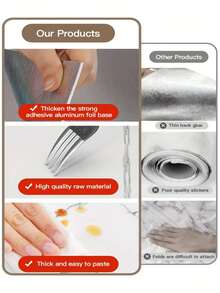 Giấy dán tường giả gạch men vân đá cẩm thạch, tấm ốp tường giả đá cẩm thạch bằng xốp, có thể tháo rời, chống thấm nước, thích hợp cho phòng khách, nhà bếp, phòng tắm và các không gian trang trí tường khác trong nhà - Họa tiết vân đá - KLB - Xem 3