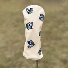 Lightning Skull Pattern Golf Club Head Covers For Hybrid Driver Fairway Wood Covers Putter Covers And Golf Club Iron Head Covers Waterproof PU - متعدد الألوان - مشاهدة 5