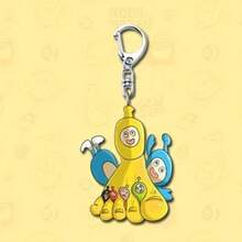 Super Funny Eggette Big Foot Egg Little Yellow Abstract Expression Acrylic Keychain Pendant Cartoon Peripheral Backpack Pendant Gift Small Gift - Multicolor - View 13