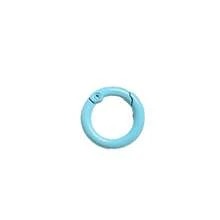 Factory Direct Zinc Alloy Spring Ring Handbag Luggage Clothing Round Ring Small Accessories Round Hanging Ring - Coffee Brown - View 5