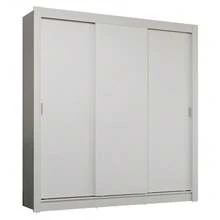 Ropero Closet Madesa 3 Puertas Color Blanco 03 - Blanco - Ver 2