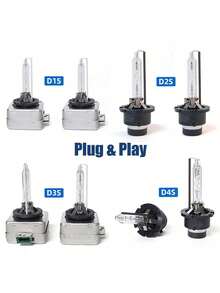 35W 6000K D-Series Xenon HID Headlight Bulbs, Philips Pure White Bright Upgrade - A - View 4