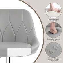 Sgabelli bar - Grigio Chiaro - Visualizzare 7