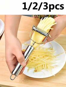 Fruit & Vegetable Peeler, Potato Peeler Kitchen Tool - Multicolor - View 4