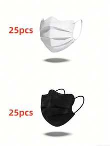 5pcs/20pcs/30pcs/50pcs Disposable 4-Season 3-Ply Breathable Dust-Proof Masks, Individually Packaged, Suitable For Daily Use, Travel And Gatherings, Unisex Design - Multiple Styles - View 10