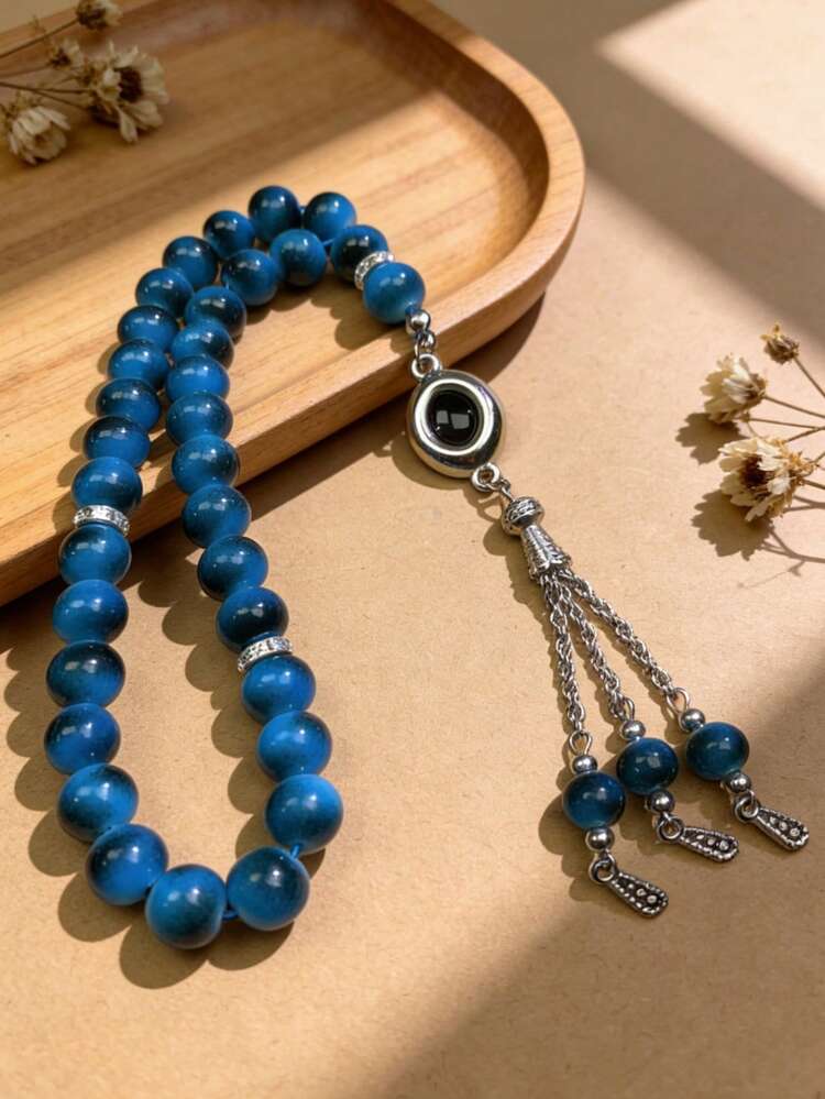 1串33颗10毫米念珠，穆斯林祈祷念珠 - 彩色 - 查看 5