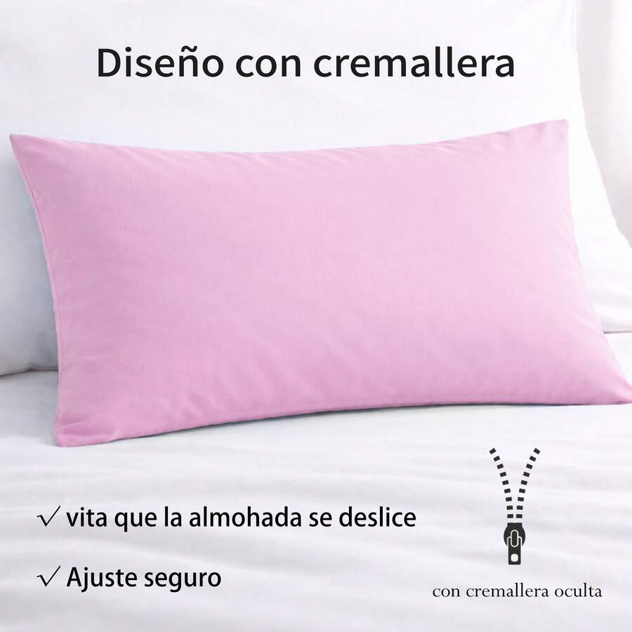 Pillowcases & Shams - PINK - WITH ZIPPER - View 1