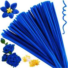 (Total 250pcs)100pcs Pipe Cleaners Craft Chenille Stems With 150pcs Flower Stamens For DIY Art Creative Crafts Party Decorations (12 Inch X 6mm), Art Projects, Handmade Decor, Decorative Stems, DIY Accessories - Multicolor - View 34