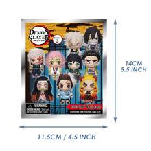 Aniplex 官方授权盲盒 3D 公仔包夹吊饰 Tanjiro Nezuko Kyojuro Tengen Mitsuri Muichiro Gyomei Sanemi Obanai Makomo Rui 动漫公仔钥匙扣礼品套装 - 彩色 - 查看 4