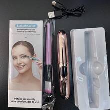 新款电动睫毛夹，三档温度可调，300mAh大容量电池，15秒快速加热，持久卷翘，带电量指示灯，女士佳礼 - 彩色 - 查看 12