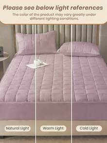 1 tấm bảo vệ nệm chống thấm nước 6 mặt có khóa kéo, ga trải giường chần bông thoải mái, phù hợp với nệm dày 12 inch, thích hợp cho nệm cỡ Twin/Full/Queen/King, thoáng khí, không gây tiếng ồn, chống bụi, màu hồng, thân thiện với da, có thể giặt, tấm phủ nệm cao cấp có khóa kéo, trang trí nhà cửa lý tưởng, quà tặng ngày lễ hoàn hảo - Màu nhân đậu đỏ (cao mũ 30cm) - Xem 9