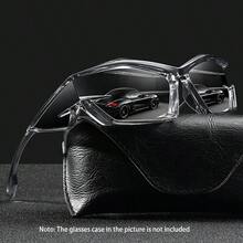 Vintage Y2K Steampunk Style Oversized Round Frame Glasses - Steampunk Aesthetic Full Frame Round Glasses, Suitable For Concerts, Parties, And Daily Wear, Unisex Personality Retro Style - 銀色和黑色 - 查看 3