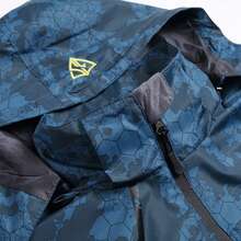 Keevoom Men's Waterproof Raincoat Lightweight Rain Jacket Detachable Hood Travel Outdoor - 寶藍色 - 查看 7