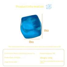 1个大号冰块麦芽糖挤压玩具,减压玩具,玫瑰同款,生日礼物,复活节礼物,毕业礼物,礼物,玩具,复活节,新品畅销,新品热销,新品,玩具新品,装扮玩具,创意玩具 - 彩色 - 查看 10