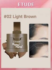 ETUDE 伊蒂之屋 Pang Pang 蓬松补发粉 - 补发蓬松粉 | 快速解决头发稀疏问题，打造自然造型，方便携带 - #02 淺棕色 - 查看 11