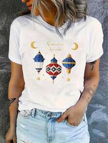 Tee-shirts pour femmes - Blanc - Voir 1