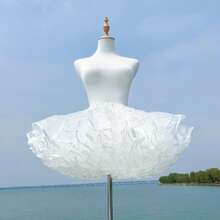 女士衬裙洛丽塔多层蓬蓬半裙配饰 - 彩色 - 查看 2