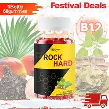 Himiyer Gummies For Men Bigger Pennies, A Male Enhancement Supplement Containing Tonkati, Wild Goat's Mane, White Ginseng, Asparagus And L-Cyclic Citulline, Male Erection Supplement, Male Enhancements For Men, Blue Chew For Men. - 300克 - 查看 14