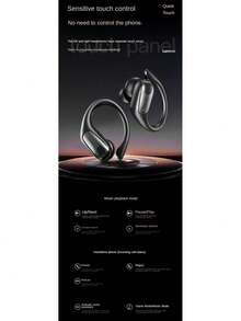 Lenovo 联想EA305 OWS蓝牙无线耳机，14.2mm驱动单元，IPX5防水，LED数字显示屏，全景音效，开放式耳挂耳机 - 均碼 - 查看 9